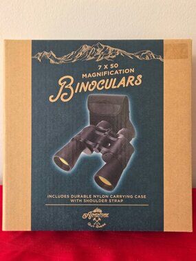 BRAND NEW, ADVENTURE BINOCULARS, 7 X 50 MAGNIFICATION!!!